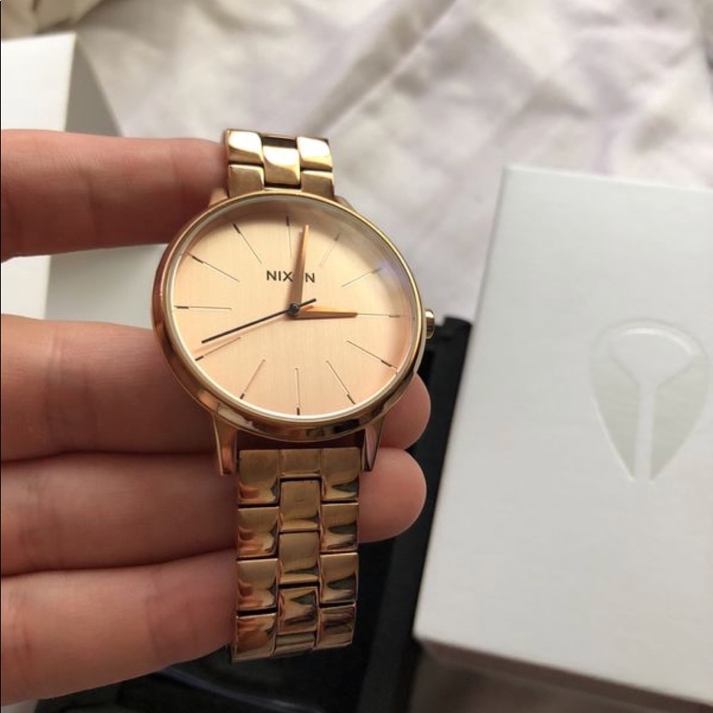 Rose Gold Nixon Watch